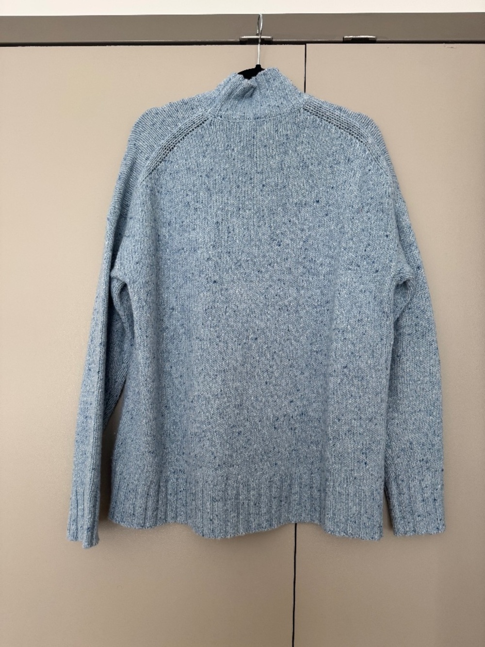 J.Crew Relaxed Turtleneck Sweater - Donegal Wool Blend - S